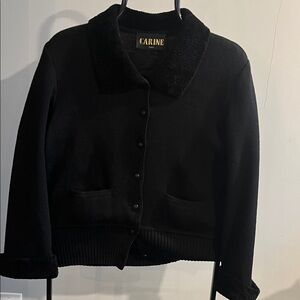 Carine from Paris Woman’s Black wool Jacket